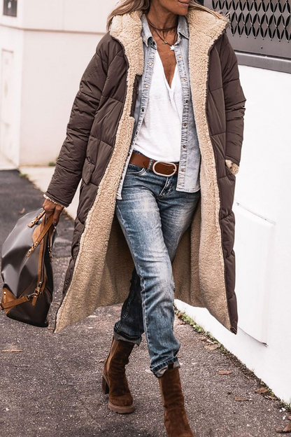 Ava – Elegant Reversible Women's Coat