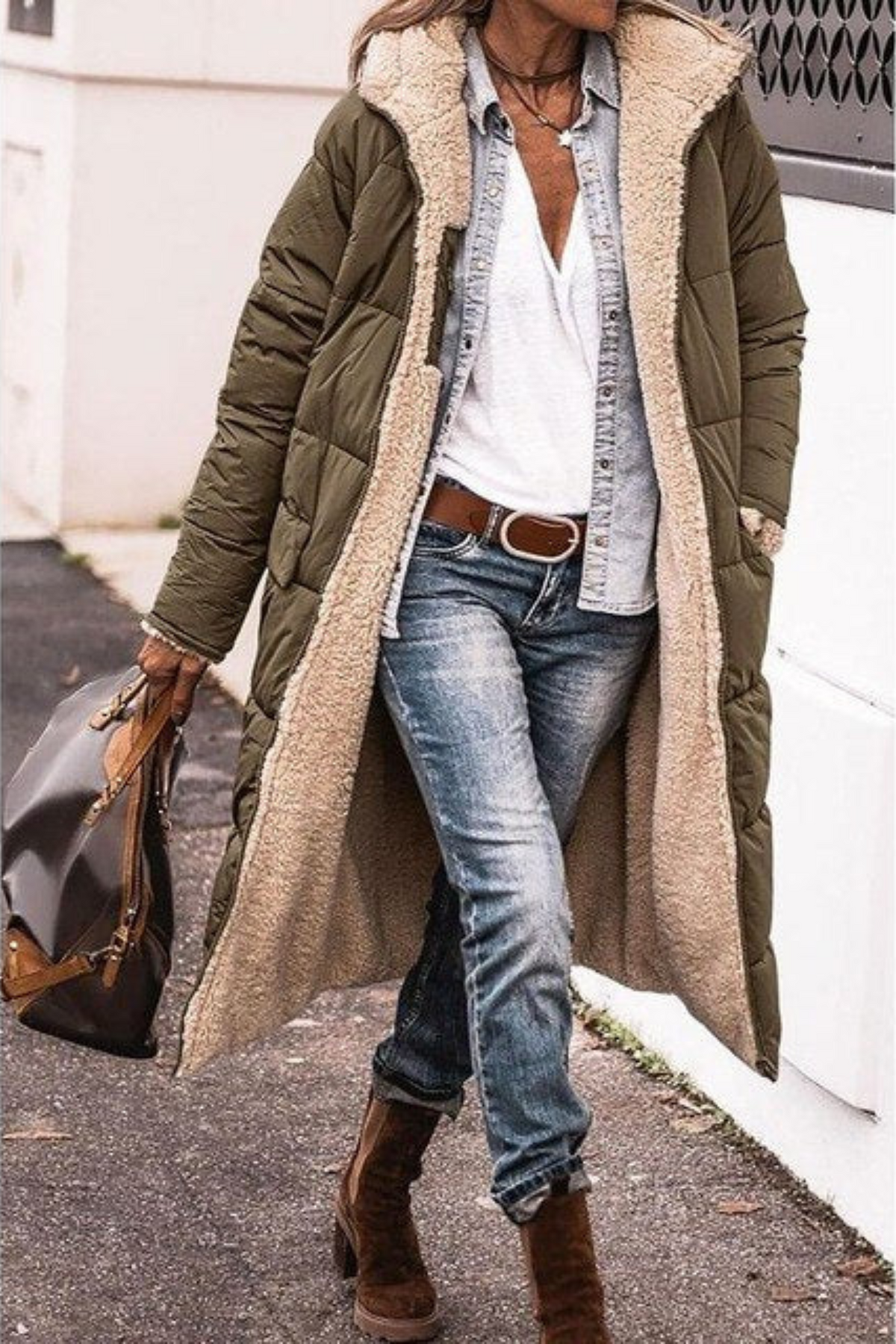 Ava – Elegant Reversible Women's Coat