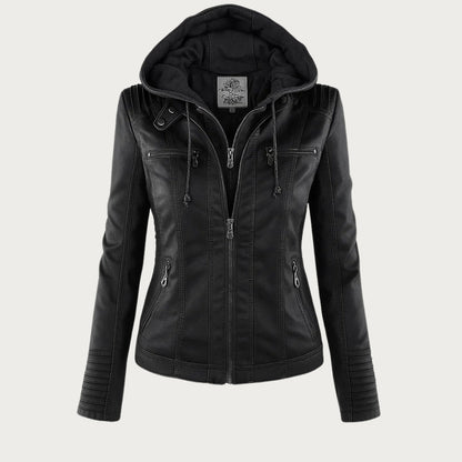 Flavia | Elegant and Durable Leather Jacket