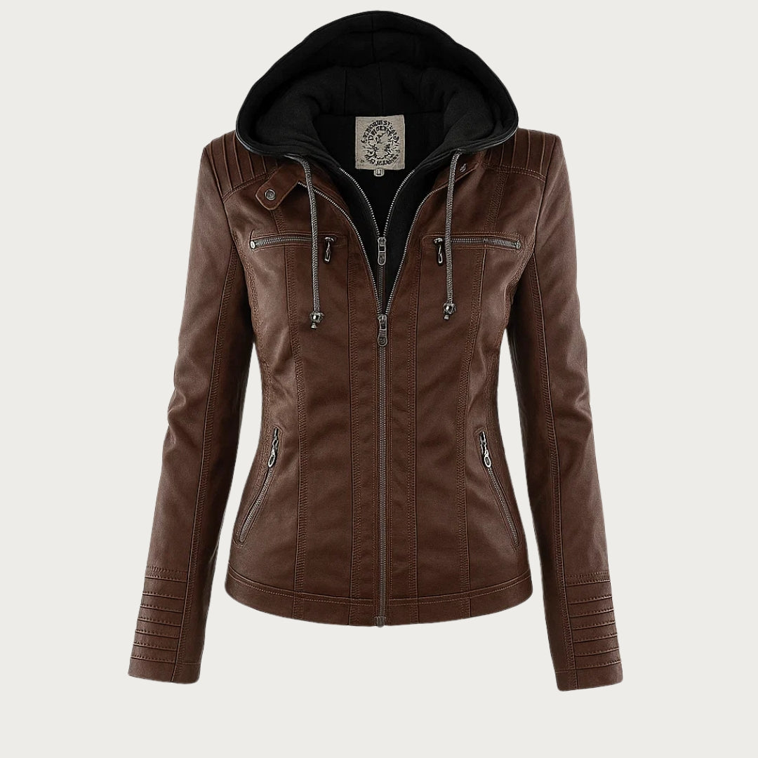 Flavia | Elegant and Durable Leather Jacket