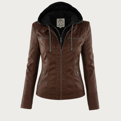 Flavia | Elegant and Durable Leather Jacket