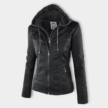 Flavia | Elegant and Durable Leather Jacket
