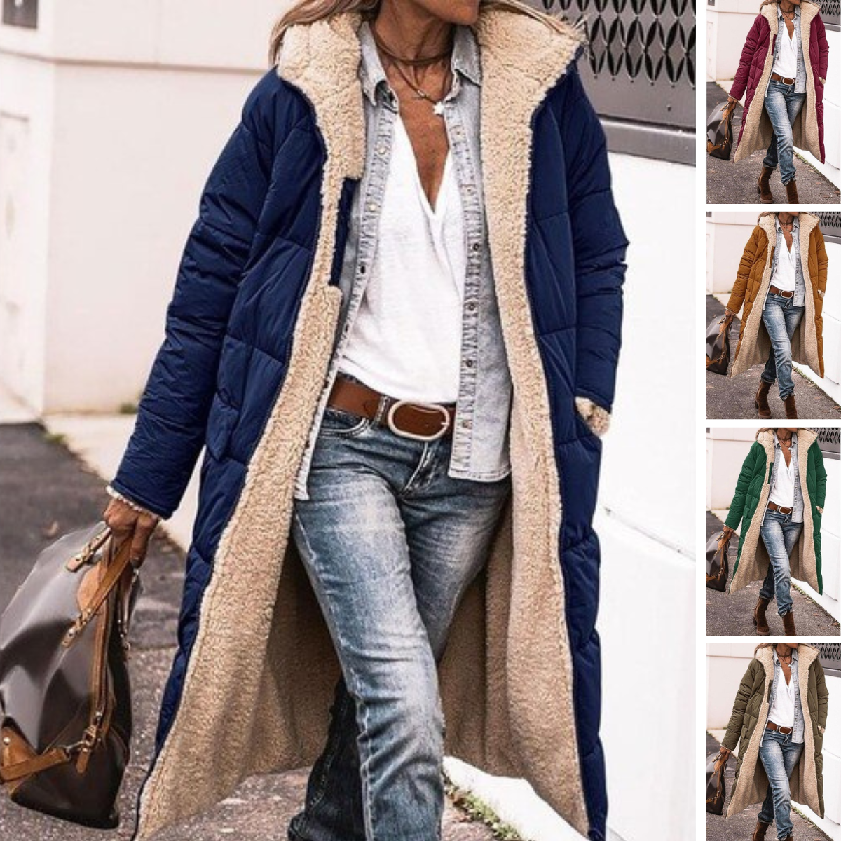 Ava – Elegant Reversible Women's Coat