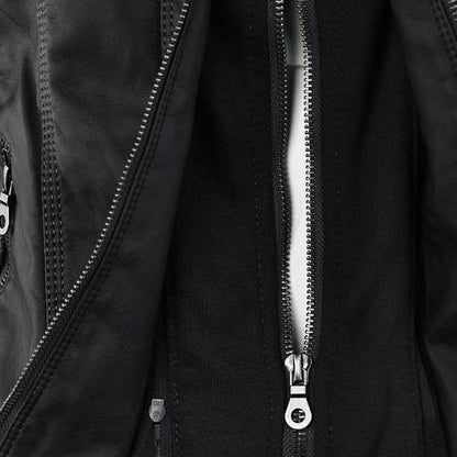 Flavia | Elegant and Durable Leather Jacket