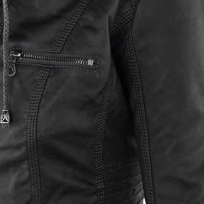 Flavia | Elegant and Durable Leather Jacket