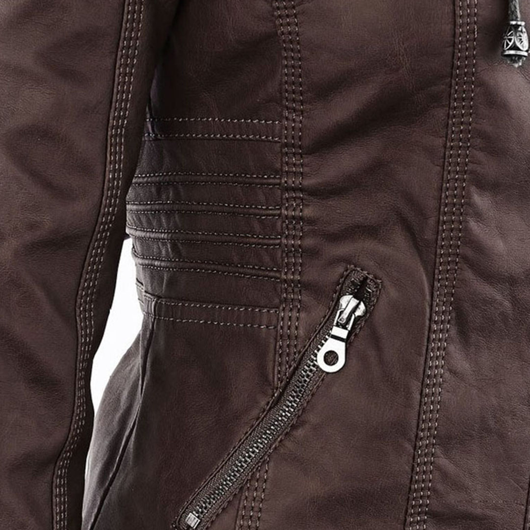 Flavia | Elegant and Durable Leather Jacket