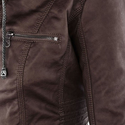 Flavia | Elegant and Durable Leather Jacket