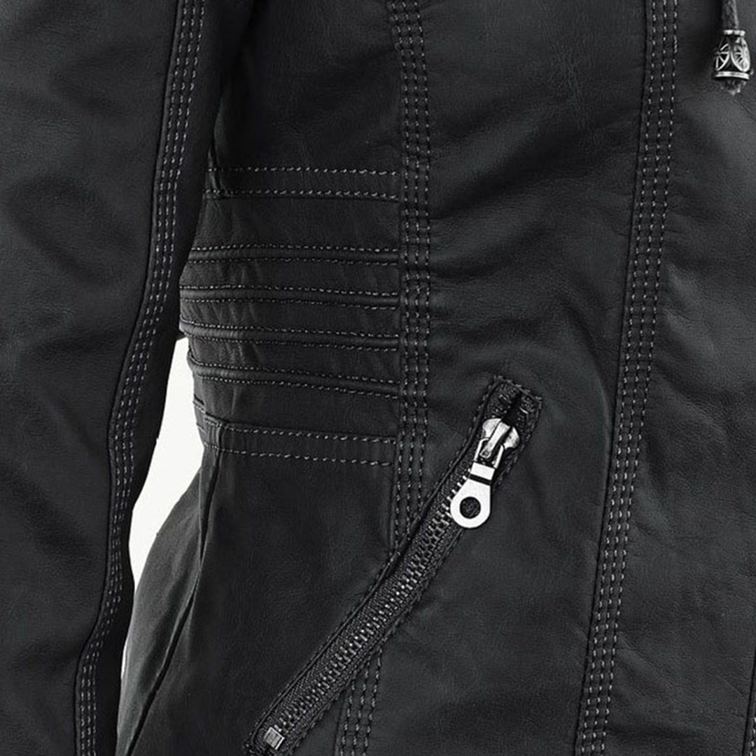 Flavia | Elegant and Durable Leather Jacket