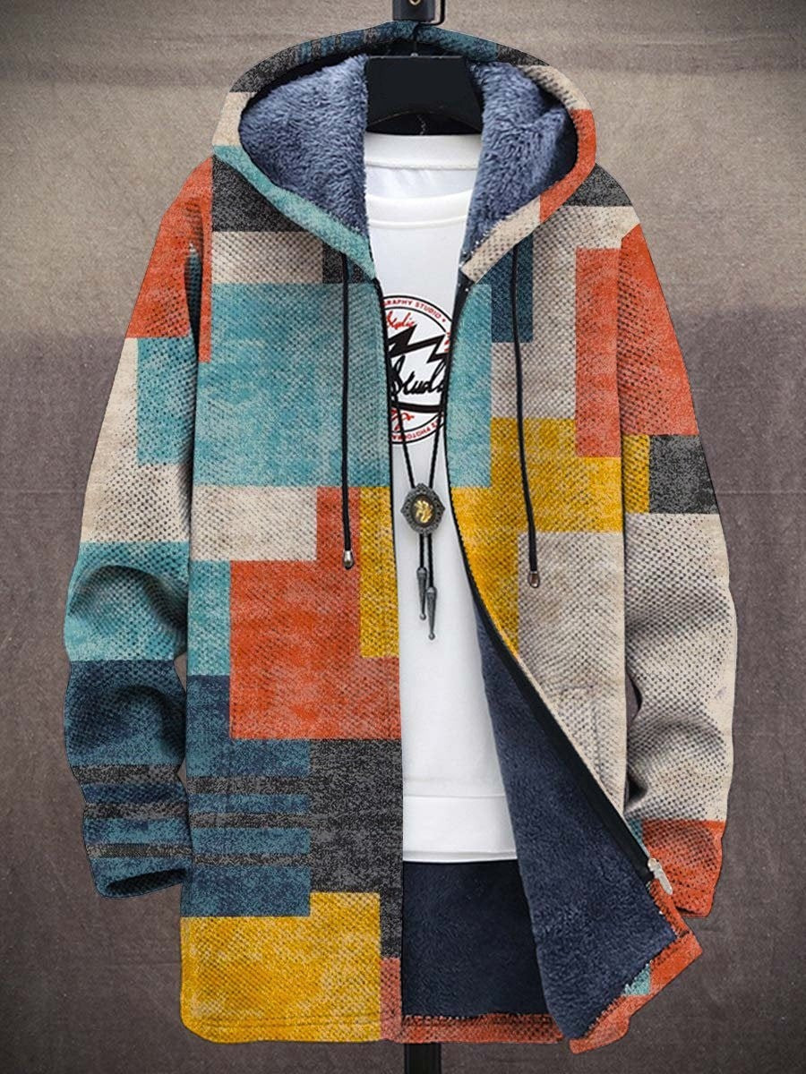 Cynthia | Artful Hooded Cardigan