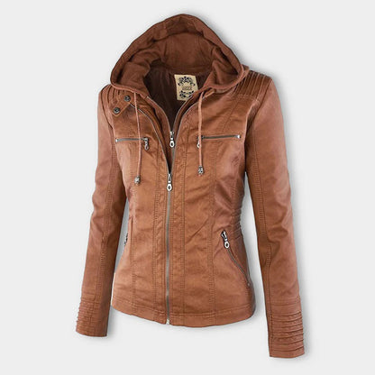 Flavia | Elegant and Durable Leather Jacket