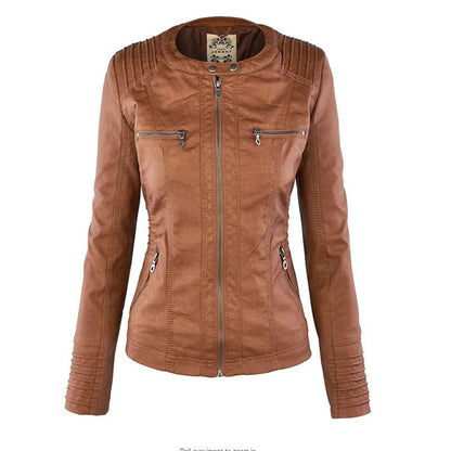 Flavia | Elegant and Durable Leather Jacket