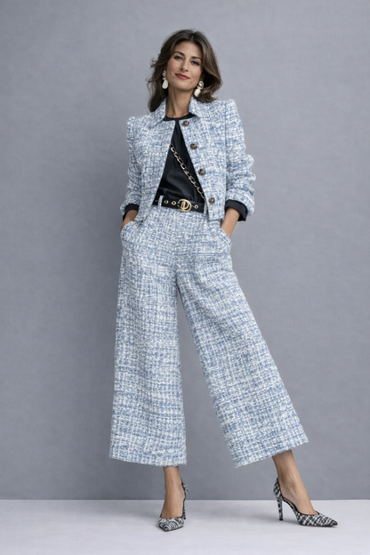 HARRIET | Tweed Co-ord Set for Cooler Days