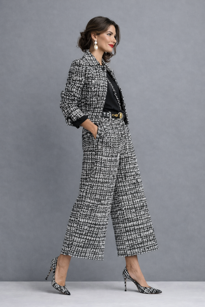 HARRIET | Tweed Co-ord Set for Cooler Days